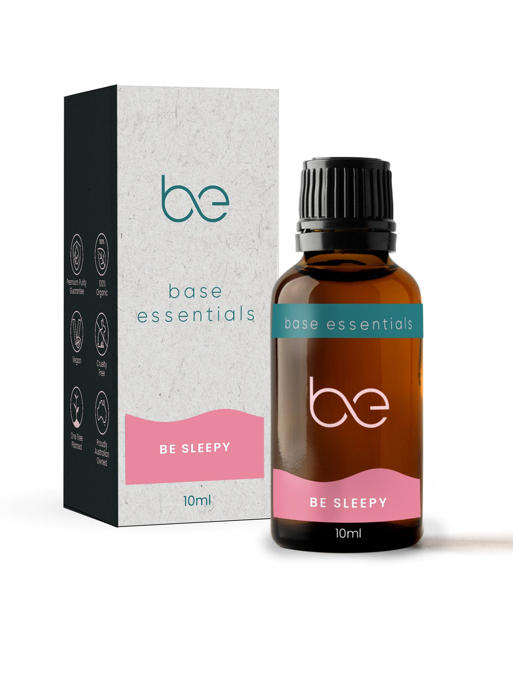 Base Essentials Blended Oil Be Sleepy Pure Essential Oil Blend, Organic 10ml