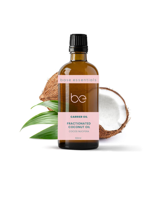 Base Essentials Carrier Oil Fractionated Coconut Carrier Oil, Natural 100ml