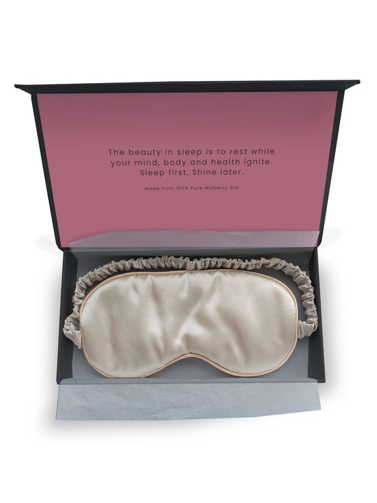 Base Essentials Fragrance Oil Be Sleepy Pure Silk Eye Mask & Essential Oil Kit