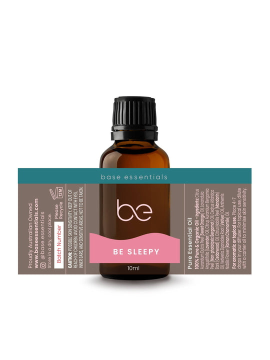 Base Essentials Fragrance Oil Be Sleepy Pure Silk Eye Mask & Essential Oil Kit