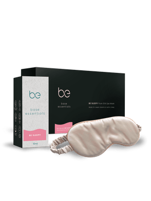 Base Essentials Fragrance Oil Be Sleepy Pure Silk Eye Mask & Essential Oil Kit
