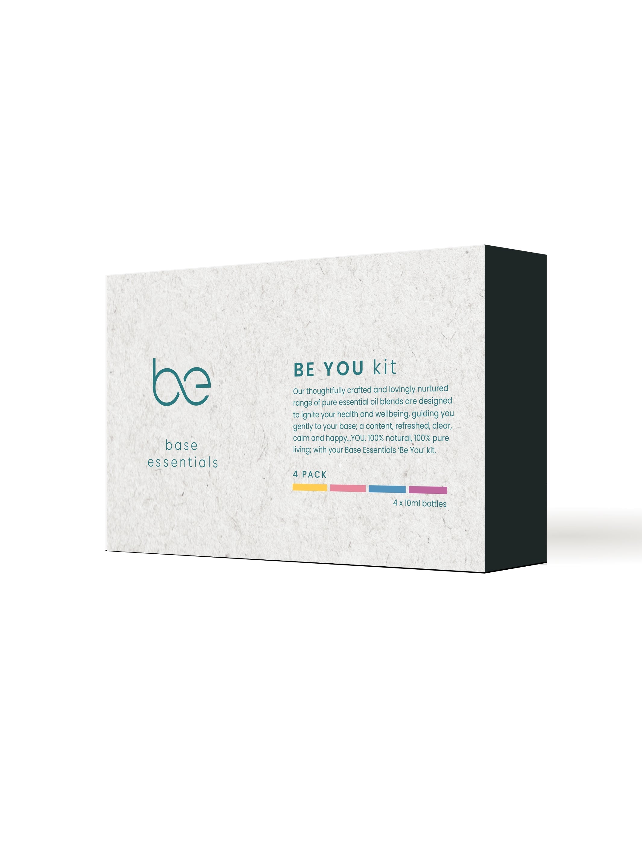 Base Essentials Multipack Blended Oils BE YOU Kit, Pure Essential Oil Blends, All-Natural 4 x 10ml