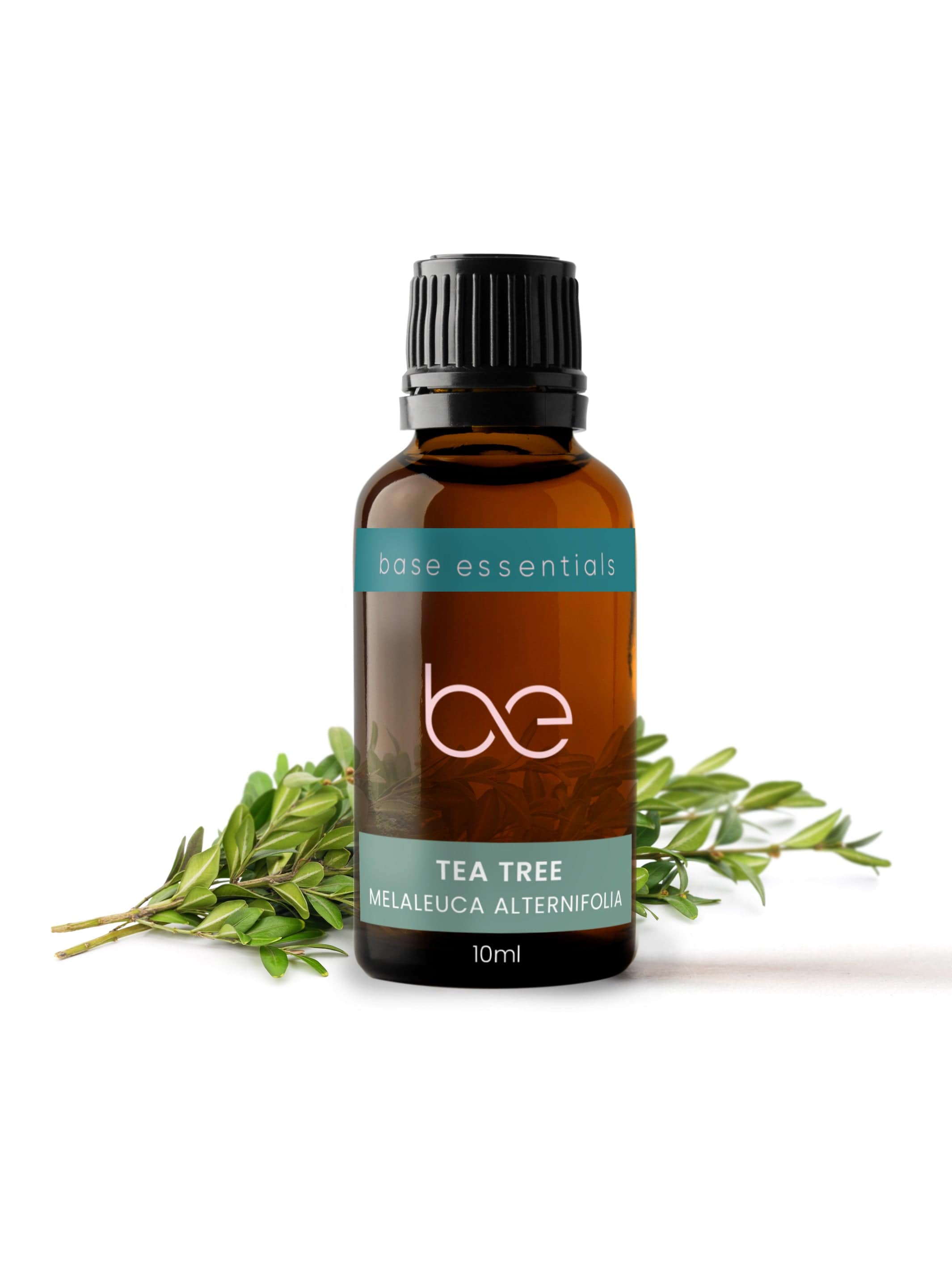 Base Essentials Single Oil Pure Essential Oil Tea Tree, Organic, Australian 10ml